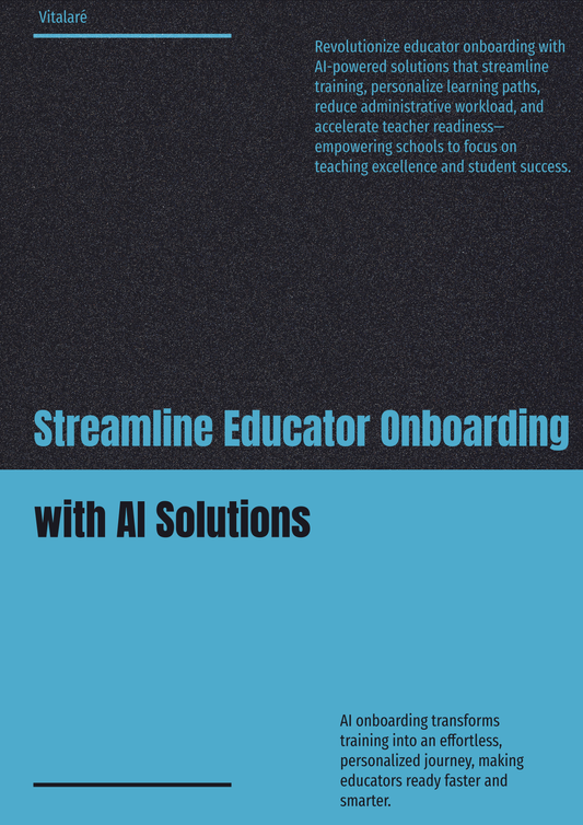 Cover image of Streamline Educator Onboarding with AI Solutions checklist