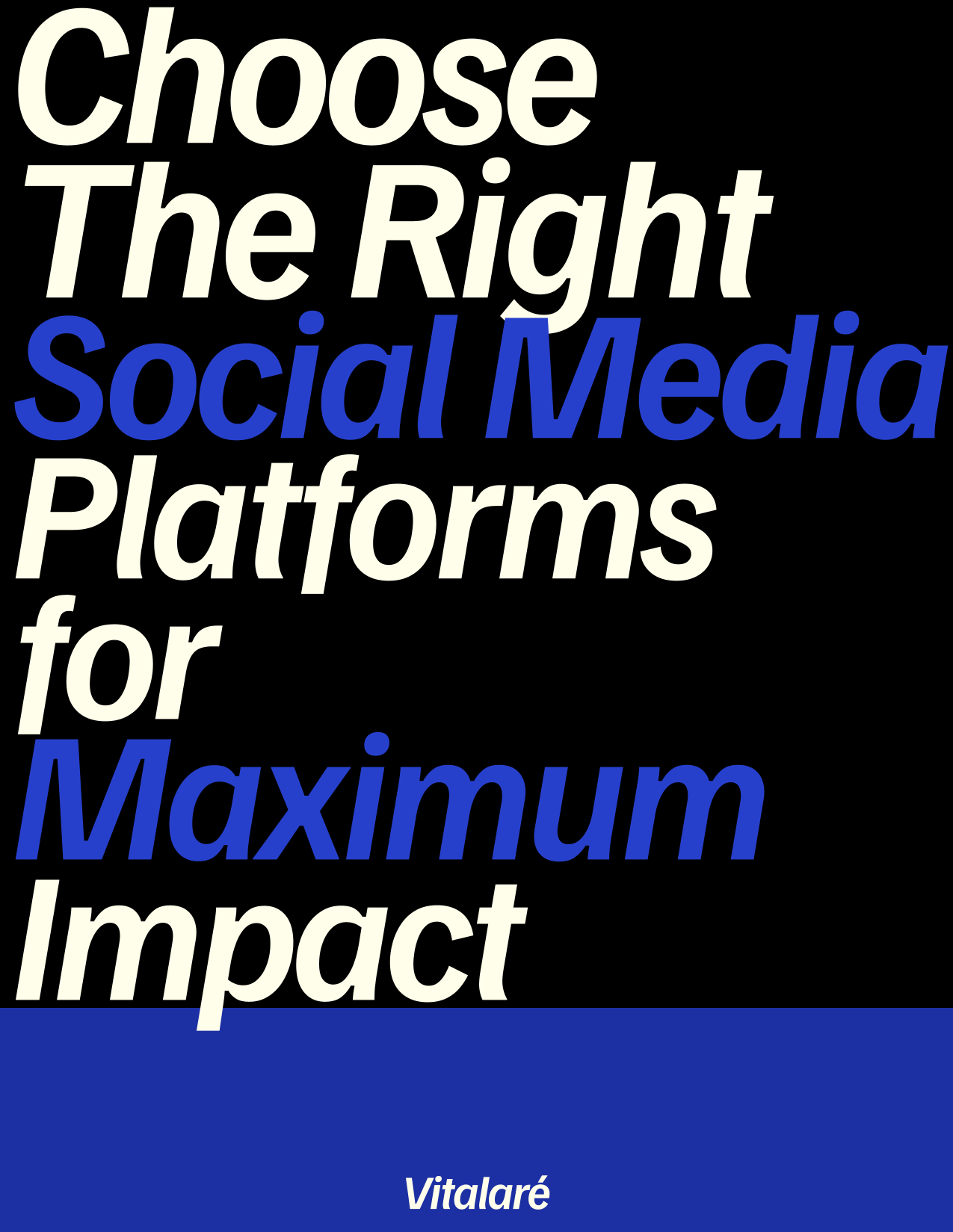 Cover of “Choose the Right Social Media Platforms for Maximum Impact” guide