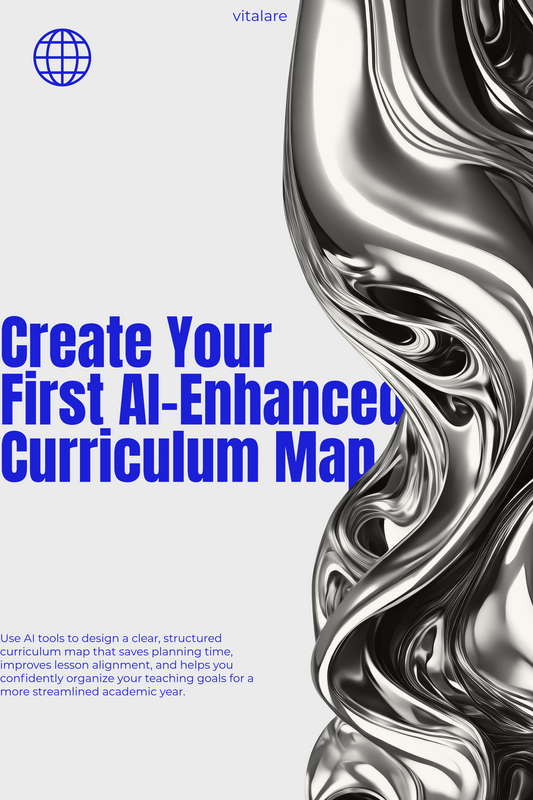 Cover of “Create Your First AI-Enhanced Curriculum Map” guidebook