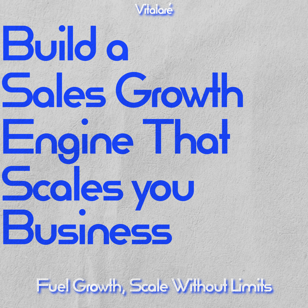Cover image of the 5-part podcast series “Build a Sales Growth Engine That Scales Your Business.