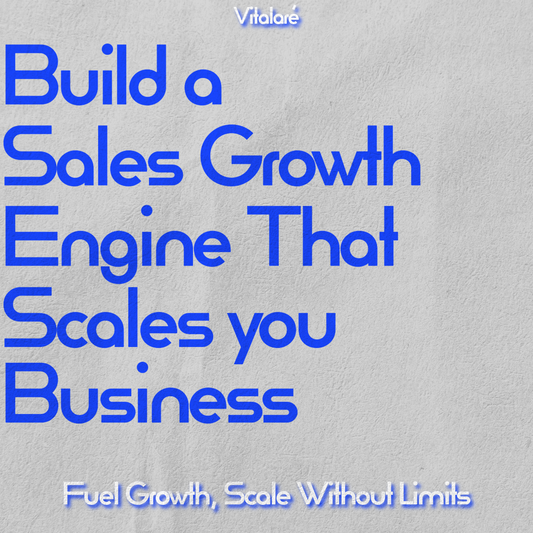 Cover image of the 5-part podcast series “Build a Sales Growth Engine That Scales Your Business.